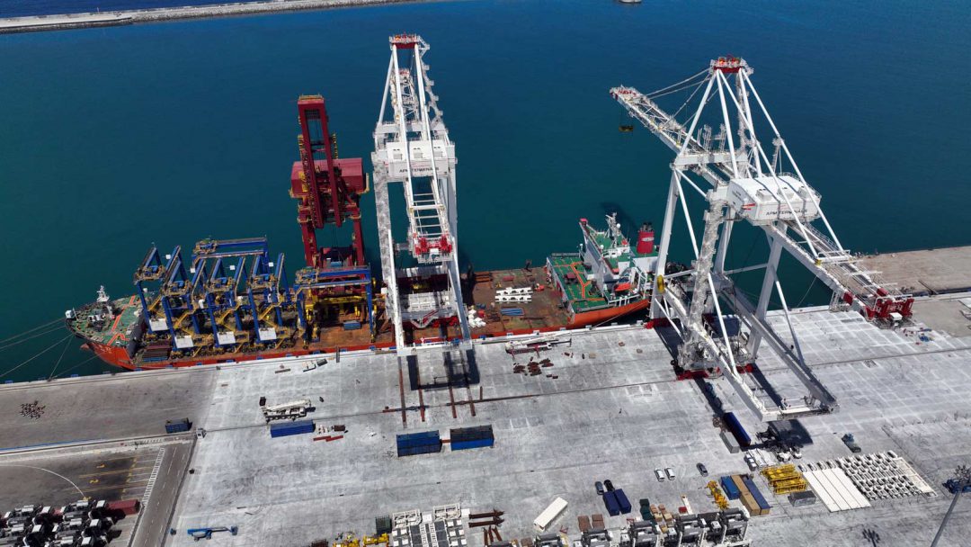 APM Terminals MedPort Tangier receives two dual Ship-to-Shore cranes. Image: APM Terminals