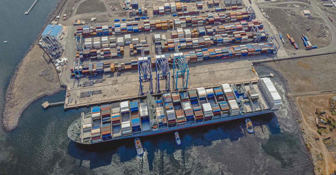 APM Terminals Quetzal welcomes Guatemala’s largest ever container ship. Image: APM Terminals