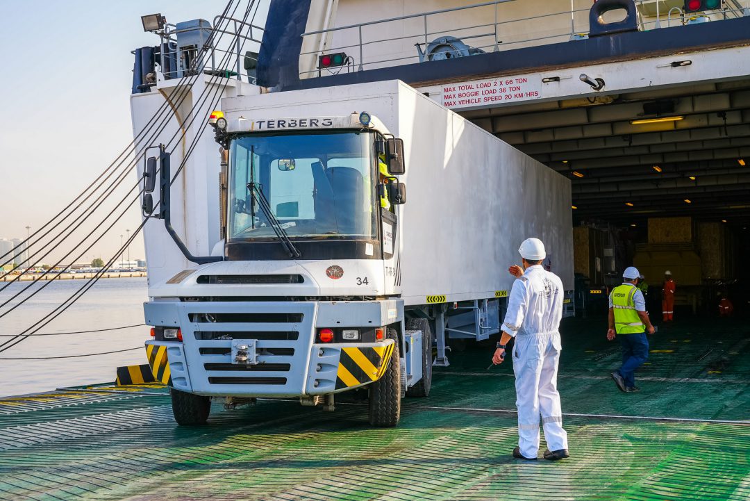 DP World launches the first direct freight service between the UAE and Iraq. Image: DP World