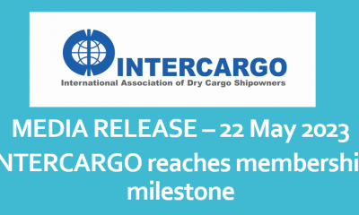 INTERCARGO reaches membership milestone. Image: INTERCARGO