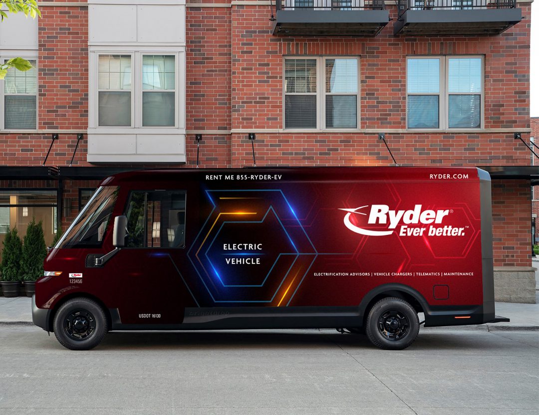 Launch of RyderElectric+ as its new turnkey electric vehicle fleet solution. Image: Ryder