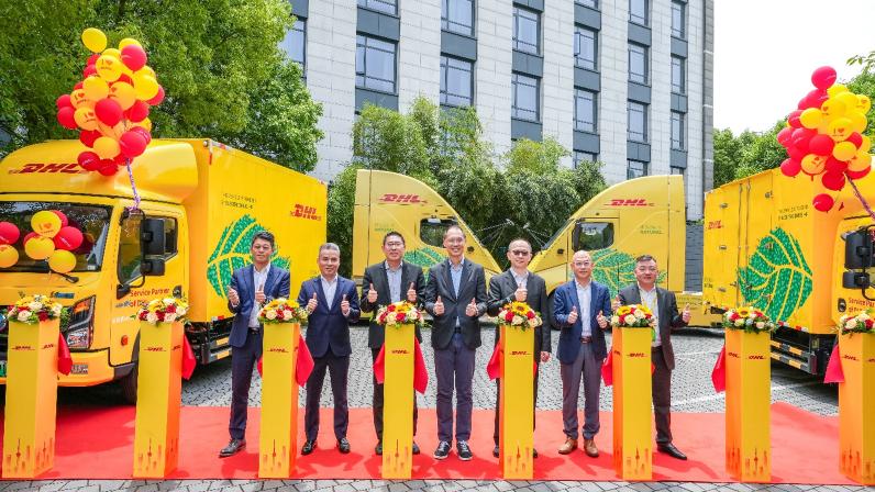 DHL expands its electric vehicles fleet with four vehicles in Shanghai. Image: DHL