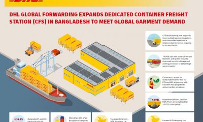 DHL Global Forwarding expand its Container Freight Station in Bangladesh. Image: DHL