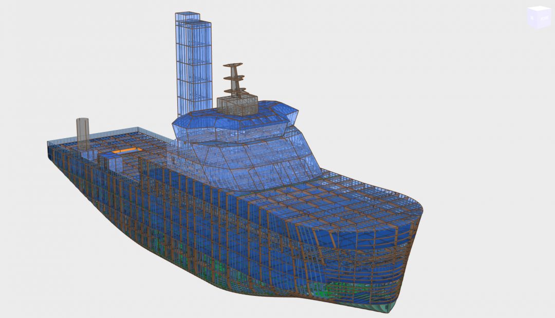 DNV uses 3D model-based approval to streamline ship design approval. Image: DNV