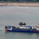 Van Oord’s LNG-powered sister vessels join forces protecting the coast. Image: Van Oord