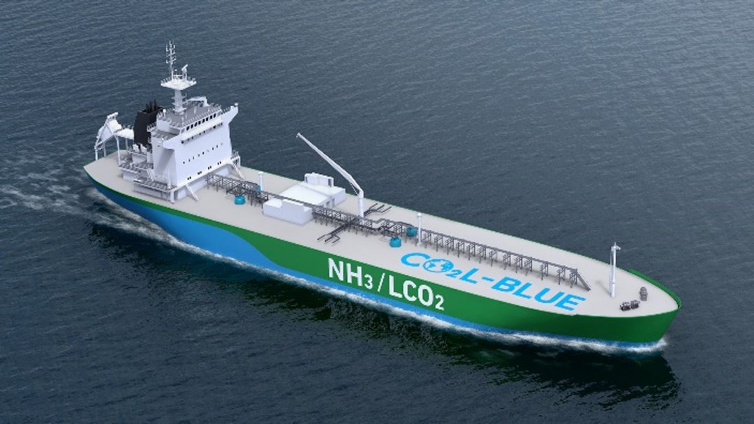 NYK Line obtained AiP for ammonia and liquefied CO2 carrier. Image: NYK Line