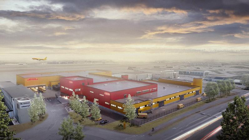 DHL Express Finland to build new logistics center in Helsinki. Image: DHL