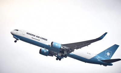 Maersk increases cargo flight frequencies and adds new flights. Image: Maersk