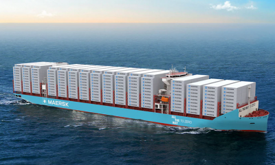 Maersk orders six mid sized dual fuel methanol powered vessels. Image: Maersk