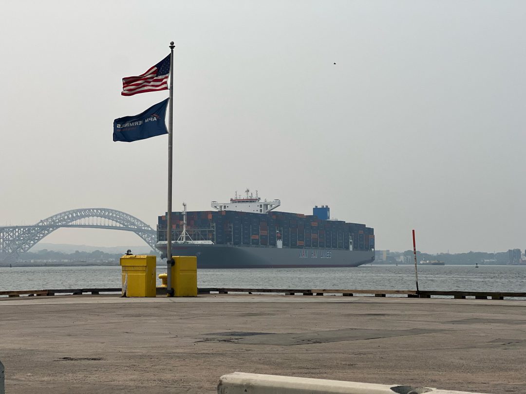 APM Terminals Elizabeth welcomes first call from Wan Hai’s AA7 Service. Image: APM Terminals