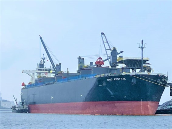 NYK supplies biodiesel fuel to the wood-chip carrier Daio Austral. Image: NYK Line