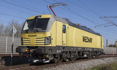 MSC expands its rail fleet with new electric locomotives. Image: MSC