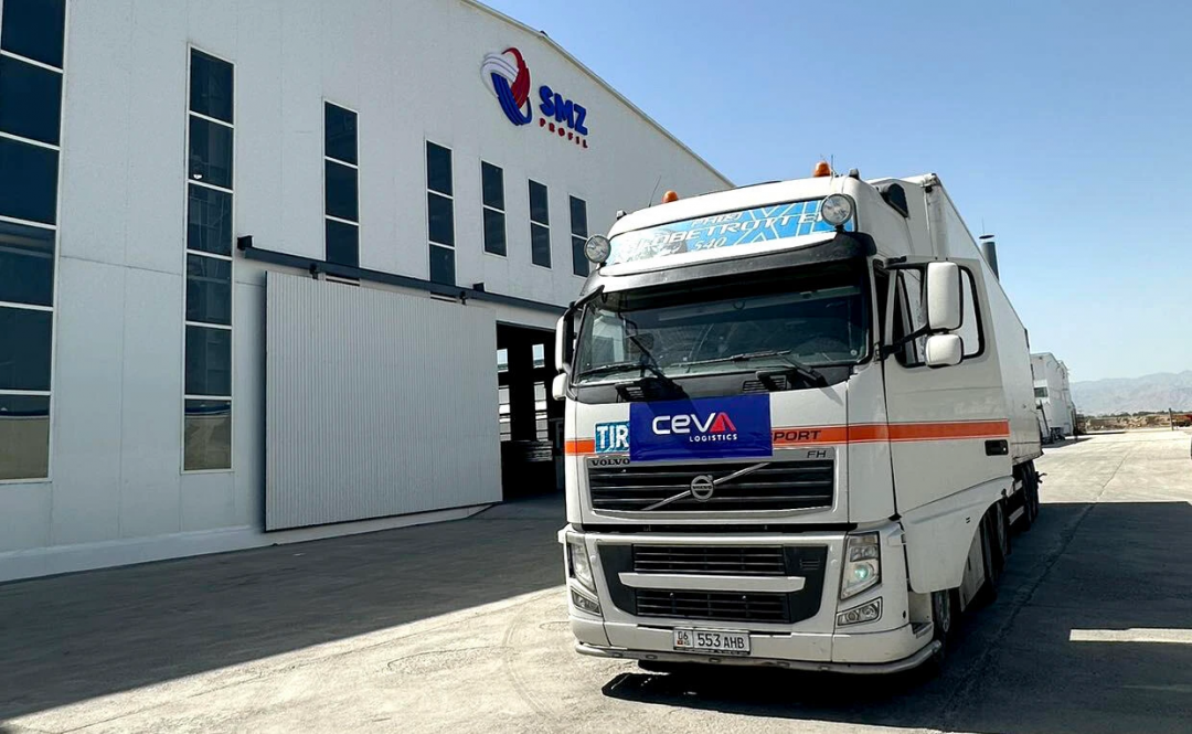 CEVA Logistics launched a new international road transport route. Image: CEVA Logistics