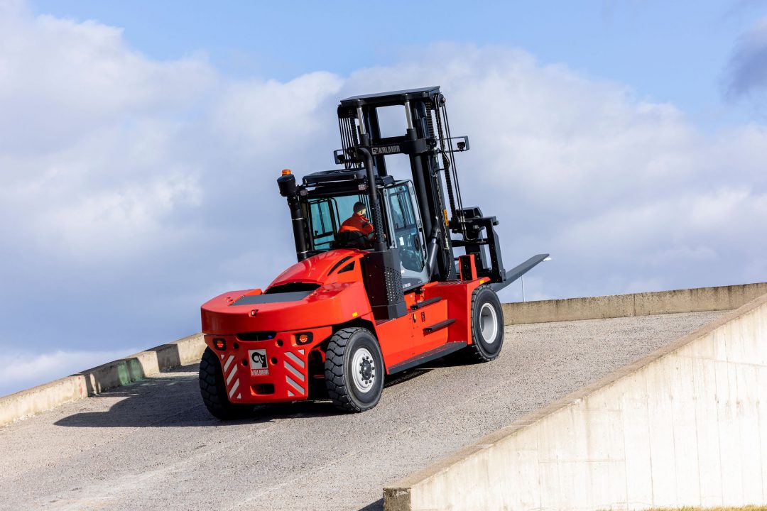 Kalmar forklift trucks selected by an Italian logistics company. Image: Cargotec
